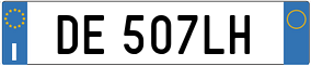 Truck License Plate